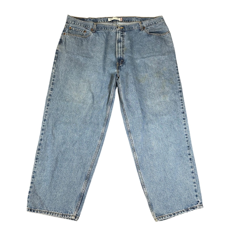 Levis 560 Comfort Fit Jeans Mens 44x29 Medium Wash Tapered Leg Denim Blue